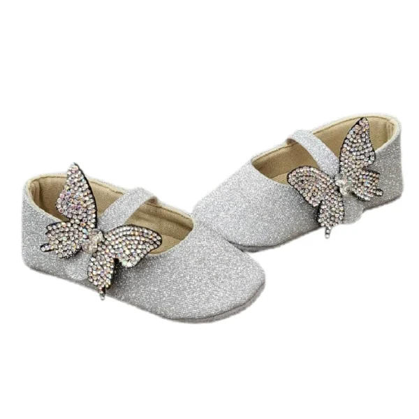 Pantofi Babywalker PB/1644 silver - imagine 2