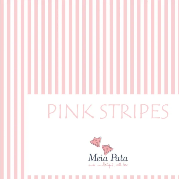 Elastic de par Meia Pata Pink Stripes MPLLBSS25 - imagine 2