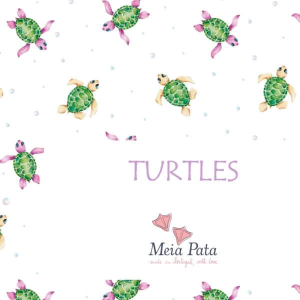 Elastic de par Meia Pata Turtles MPLLBSS25 - imagine 2