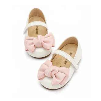 Pantofi Babywalker PB/4857 ivory pink