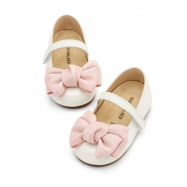 Pantofi Babywalker PB/4857 ivory pink
