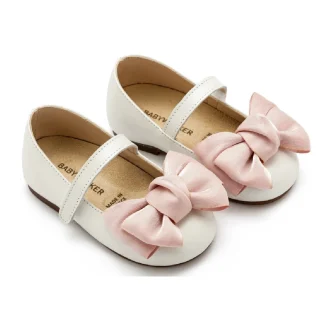 Pantofi Babywalker PB/4857 ivory pink