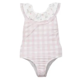 Costum de baie Meia Pata Cayo Coco Chess Pink MP001SS26