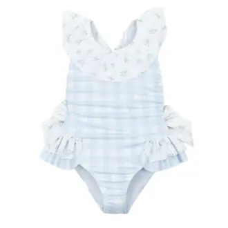 Costum de baie Meia Pata Barbados Chess Blue MP003SS26