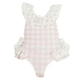 Costum de baie Meia Pata Barbados Chess Pink MP003SS26