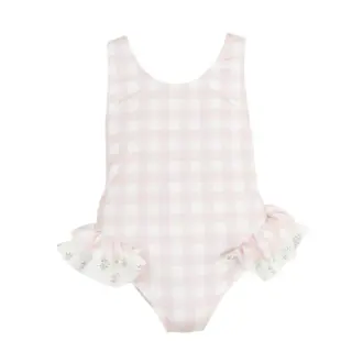 Costum de baie Meia Pata Bahamas Chess Pink MP006SS26