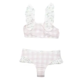 Costum de baie Meia Pata Bikini Chess Pink MP011SS26
